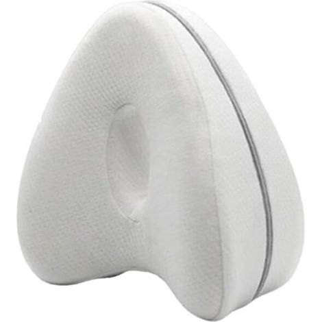 Oreiller d'alignement des Hanches - Soulage Les douleurs sciatiques et Jambes Personnes Dormant sur Le côté Coussin Entre Jambes pour Dormir(Blanc) (1/5)