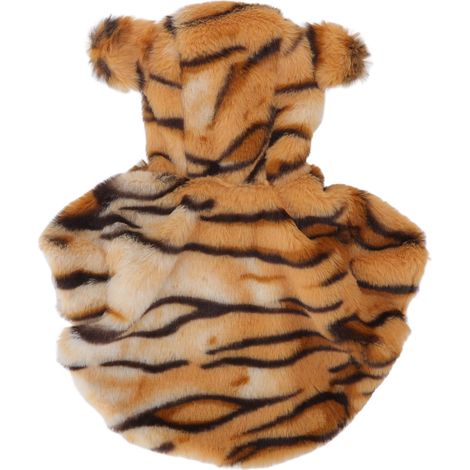 Costume d'halloween pour chien tigre, classique, mignon, chaud, couleurs frappantes, beaux vêtements de Cosplay pour animaux de compagnie, pour l'automne et l'hiver S (1/5)
