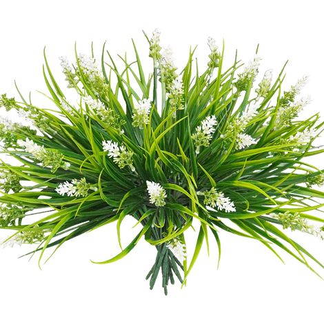 pack white artificial lavender bouquets suitable for bedrooms and garden fences 10 (1/5)