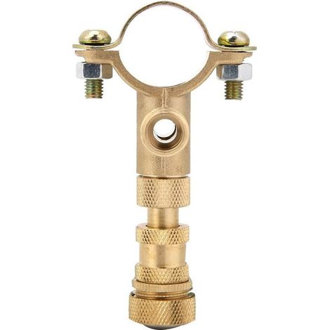 Buse de brouillard de pulvérisation en laiton haute pression pulvérisateur d'atomisation agricole Construction durable en laiton pour jardin arrosage humidification de serre 8cm 3.1inch (1/5)