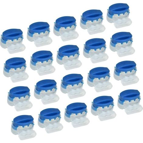 Connecteur de câble périphérique Étanche Résistant aux intempéries Raccord Robot-tondeuse Jardin piscine Entretien du gazon Tondeuse à gazon Accessoire pour tondeuse（20pc） (1/4)