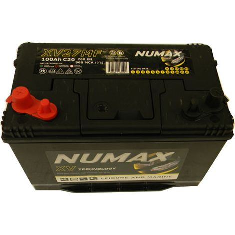 Batterie Marine Camping-cars Numax XV27MF 12V 100Ah / 720A