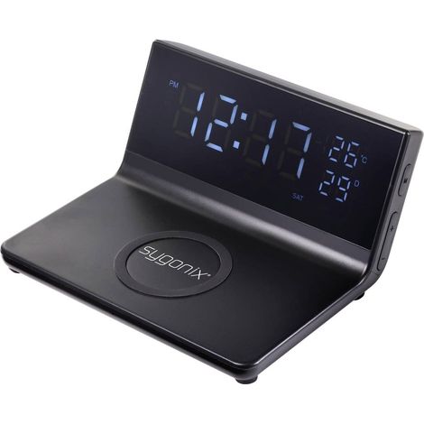 Sygonix Stazione di carica Alarm Clock with Wireless Charger SY-5459860 (1/5)