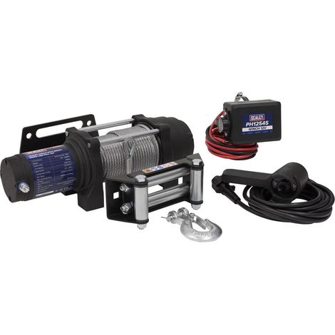 Sealey PH12545 Geared Winch with Brake 450kg Line Pull 12V (1/3)