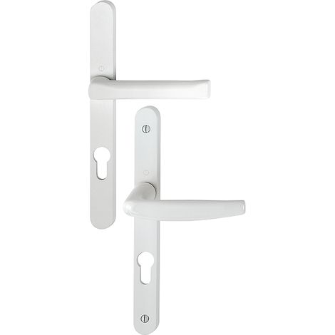 Atlanta 113KH/300LMSGL/1530 Juego de puerta de chapa estrecha HOPPE Proyección reducida 195mm Blanco 9016 Key i Entr.70 C.7 - ép.78/87 - 3309311