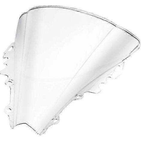 Déflecteur d'air et spoiler de pare-brise Cvk pour moto Yamaha YZF600 R6 YZF-R6 2006-2007 (transparent pour R6 06-07) (1/5)