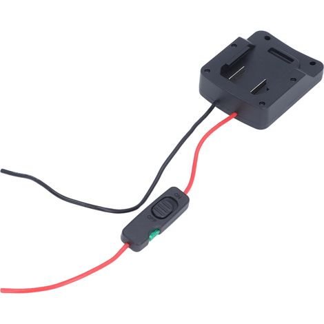 Adaptateur de batterie pour outil électrique avec fusible, interrupteur et bornes pour PARKSIDE X20V TEAM 20V PAP20A1 PAP20A3 PAP20B1 PAP20B3 (1/5)