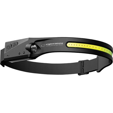 Esperanza eot067 linterna negro, linterna con cinta para cabeza led