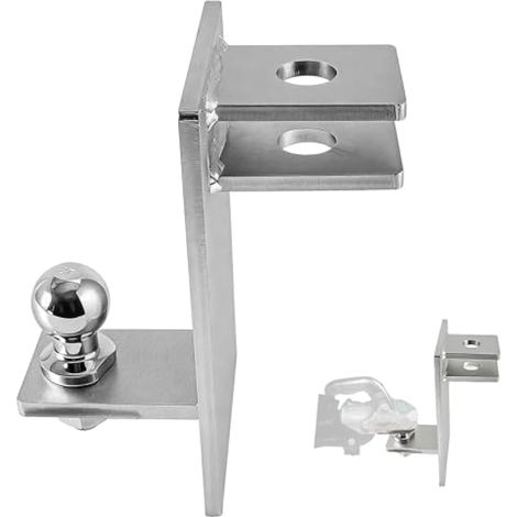 Boule Attelages pour Remorque, 50mm Rotule Barre d'attelage Boule Attelage pour Tracteurs Attelage daide à la Manuvre pour remorque de Voiture Barre de Traction pour Tracteurs Camions VUS et VR (1/5)