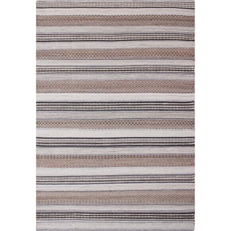 Morena tapis tissés à la main 160x230cm naturel, gris. (1/5)