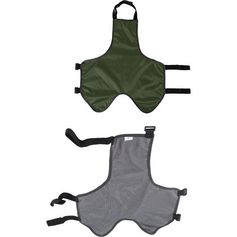 Grand bandeau ventral pour chien, imperméable, respirant, Protection complète, facile à nettoyer, bavoir de protection de poitrine pour animaux de compagnie, vert L (1/5)