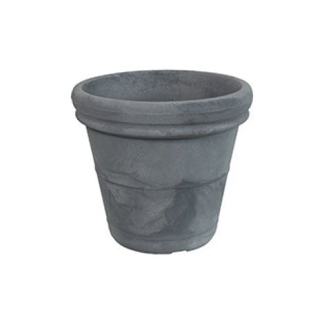 VASO TERRANO LISCIO 50CM GRIGIO ANTICATO