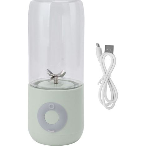 Tragbarer USB-Mixer mit 6 Klingen, 500 ml Fassungsvermögen, 1300 mAh Akku für Fruchtsäfte, Smoothies und Sojamilch (1/5)