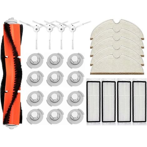 Filtre de brosse latérale principale pour balais à franges Xiaomi Roborock S5/6 Pure S60 E25 E4