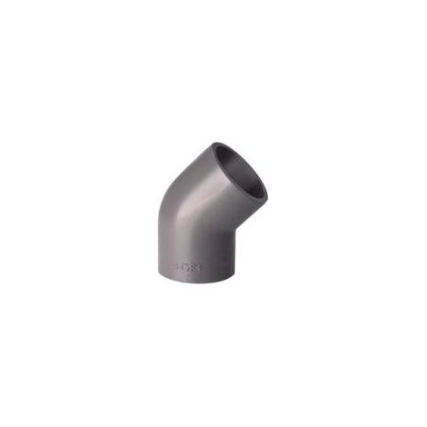 GF PVC Winkel 45 Grad, 16mm, PN16 721150105 (1/2)