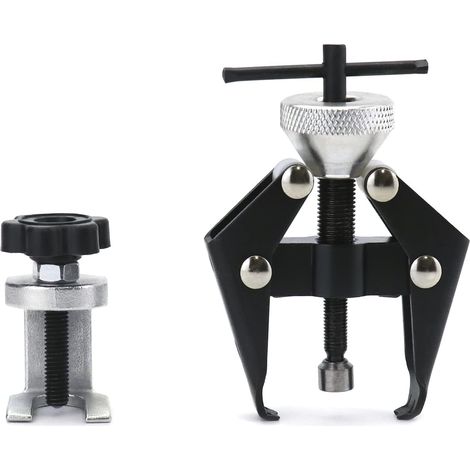 Extractor de brazo de limpiaparabrisas de 2 piezas, extractor de cojinetes, extractor de terminales de batería, ajustable, apertura máxima de 36 mm y 16 mm (1/5)