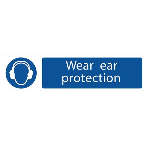 Draper 'Ear Protection' Mandatory Sign (73158) (1/2)