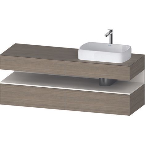 Duravit Collection One Meuble sous-vasque sur console, 2 tiroirs,