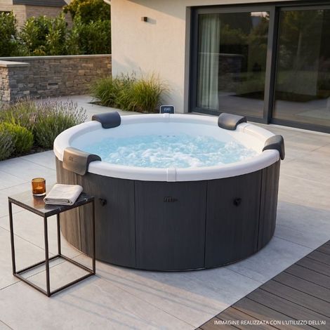 Piscina idromassaggio rotonda da esterno Denver MSpa 6 persone