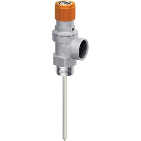 FAR 2009 Valvola Sicurezza Combinata Cromata Ø1/2" Maschio X 3/4" Femmina 6Bar - 2009 343460 (1/2)