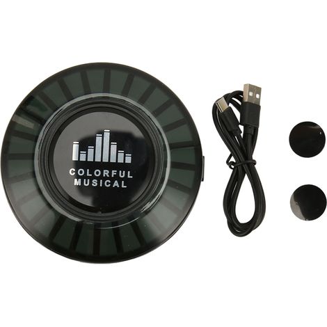 Mini enceinte Bluetooth à conduction osseuse avec bande lumineuse RGB rythmique pour une expérience musicale portable. Compacte, légère, longue autonomie, mini enceinte colibri, enceinte de voyage san (1/5)