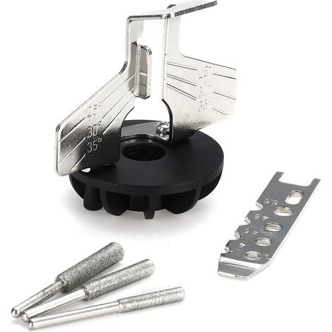 VURAHOME - Adaptateur de perceuse de guide d'affûteuse d'accessoire d'affûtage de scie à chaîne pour la meuleuse électrique (1/5)