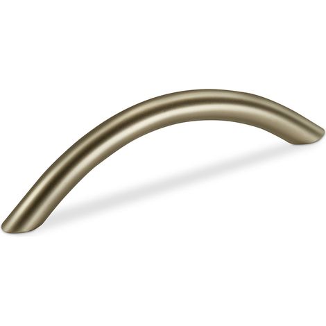 Möbelgriff BUE BA 96 mm Edelstahloptik matt Schrankgriff Schubladengriff Bogengriff von SO-TECH (1/2)