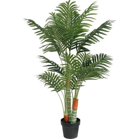Palme Künstlich mit 3 Stämmen Grün 120 cm PP