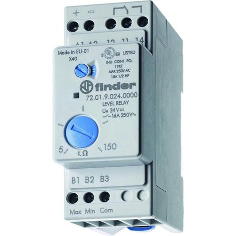 Finder Niveau-Überwachungsrelais 1W,16A,Spsp.230VAC 72.01.8.240.0000 (1/5)