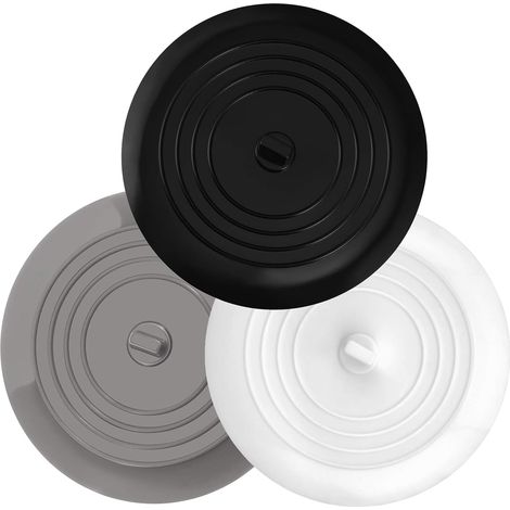 3 Bouchon Évier,Silicone,Universel,Baignoire,Lavabo,Cuisine,Salle De Bain (1/5)