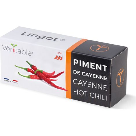 Véritable - Lingot piment de Cayenne bio - Graines en recharge prêtes à l'emploi (1/5)