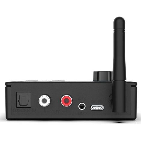 Récepteur HIFI 5.4 Numérique Vers Analogique Numérique Vers Analogique Télécommande Adaptateur Convertisseur de Fibre Optique (1/2)
