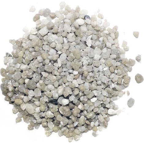 Quarzo bianco arrotondato fondo per acquari 5 kg