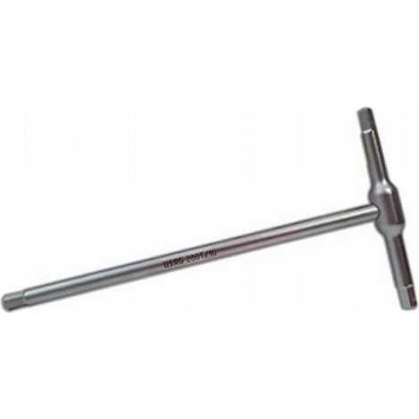 CHIAVE A T CON MASCHIO ESAGONALE USAG 280 T PROFESSIONALE CHIAVI ESAGONALI Da - 10