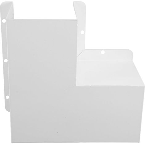 Coude Plat Métallique Décoratif pour Gaine de Câble de Climatisation Accessoire et Résistant pour Couverture de Fil Métallique (1/5)