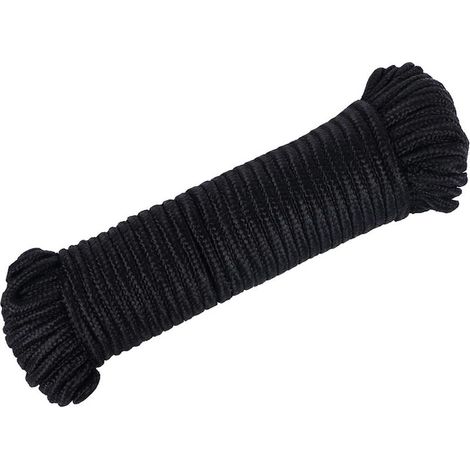 Nylonseil – dehnbar und wetterfest – für Camping, Bootfahren, Bauarbeiten, Innenausbau und Angeln – 6 mm × 20 m (1/5)