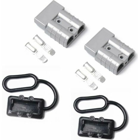 Prise de connecteur de Puissance de Style de 2Pcs 50A 600V Anderson pour la remorque de treuil de rétablissement (1/5)