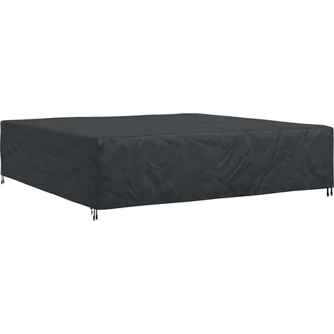 Housse pour mobilier d'extérieur Noir 300 x 300 x 70 cm 420D CFW46753 (1/4)