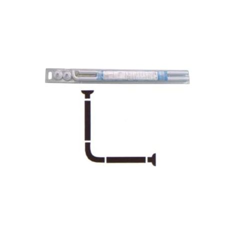 TELAIO REGGITENDA AD ANGOLO PER DOCCIA- - cm.80x80 - 1 blister AGLAIA