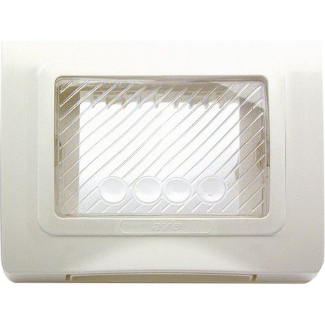 Placca Autoportante Ave sistema 44 IP55 3 Moduli Bianco 44SP03B (1/3)