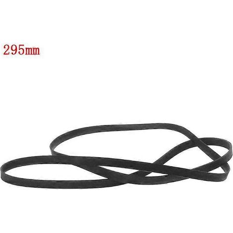 Courroie caoutchouc haute qualité pour platine vinyle, lecteur CD/DVD - 29,5 cm pliée - Remplacement durable (1/4)