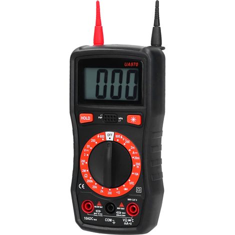 Multimètre numérique intelligent UA970, testeur AC/DC portable, voltmètre avec écran LCD