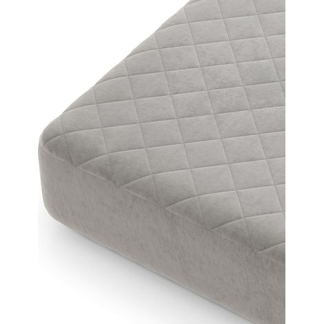 COSTWAY Drap Housse 140x200 cm, Linge de Lit en Velours Super Doux et Confortable avec Poche Profonde, Rembourrage en Éponge, Fond Antidérapant, pour Matelas Épais jusqu'à 41 cm