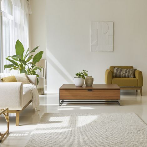 Table basse en bois d'acacia 120x 80 Urban (1/5)