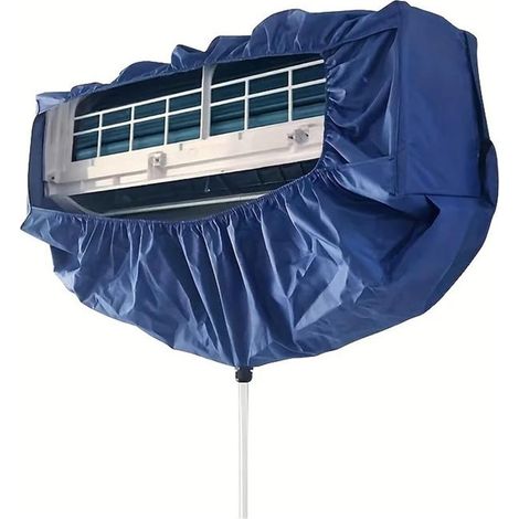 Sac de nettoyage pour climatiseur, housse de nettoyage pour climatiseur split, sac de nettoyage étanche avec trous de drainage. (1/5)