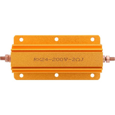 Résistance Puissante 200W 2R en Boîtier Aluminium - Composant Électronique Industriel