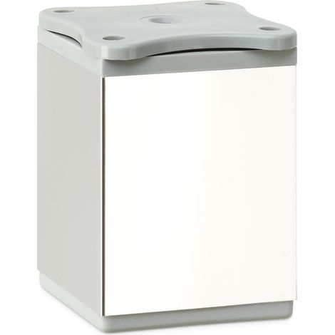 Möbelfuß DAK III 40 x 40 mm Höhe 60 mm Chrom poliert höhenverstellbar (1/2)