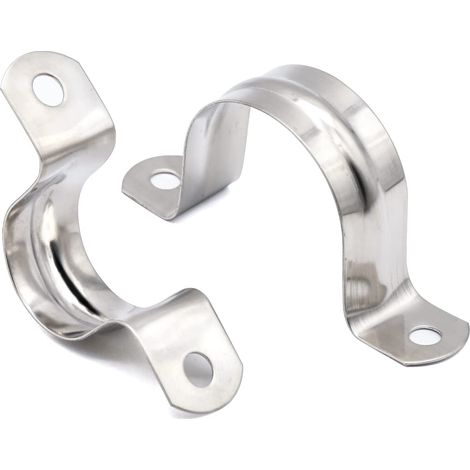 20MM 304 Acier Inoxydable U-Tube Pince Anneau De Connexion Tuyau Pince Carte serrage en forme de U Selle Carte Tuyau Attache 20 PCS