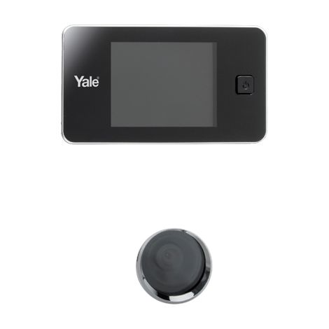 SPIONCINO ELETTRONICO YALE ORO CON SCHERMO LCD 3,2 MM. 38110