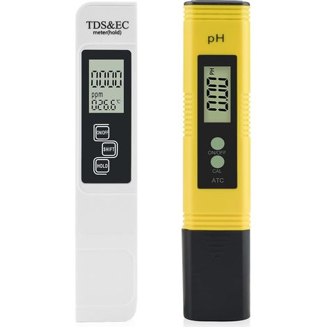 Testeur numérique de pH et TDS 0,01 pH haute précision +/- 2 % précision de lecture TDS testeur de qualité de l'eau pour eau potable domestique, piscine, aquarium (1/5)